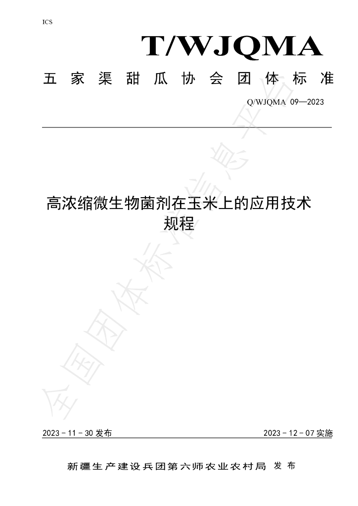 T/WJQMA 09-2023 标准预览