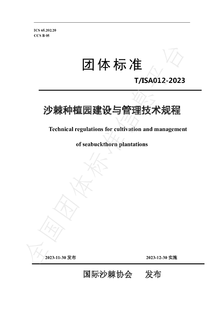 T/ISAS 012-2023 标准预览