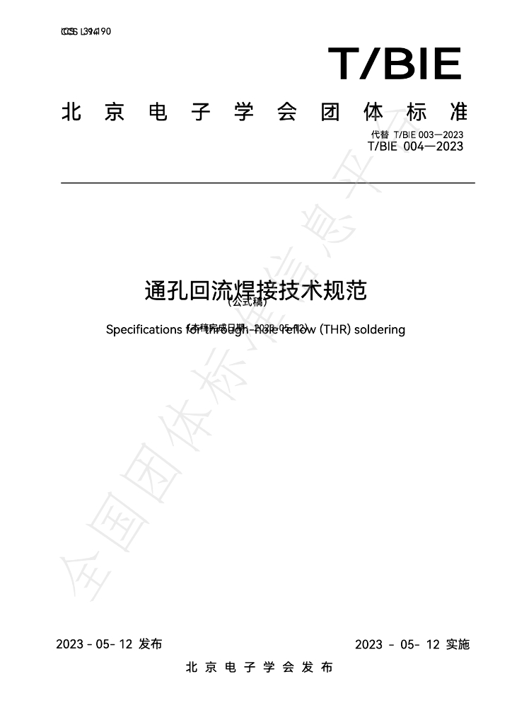 T/BIE 004-2023 标准预览