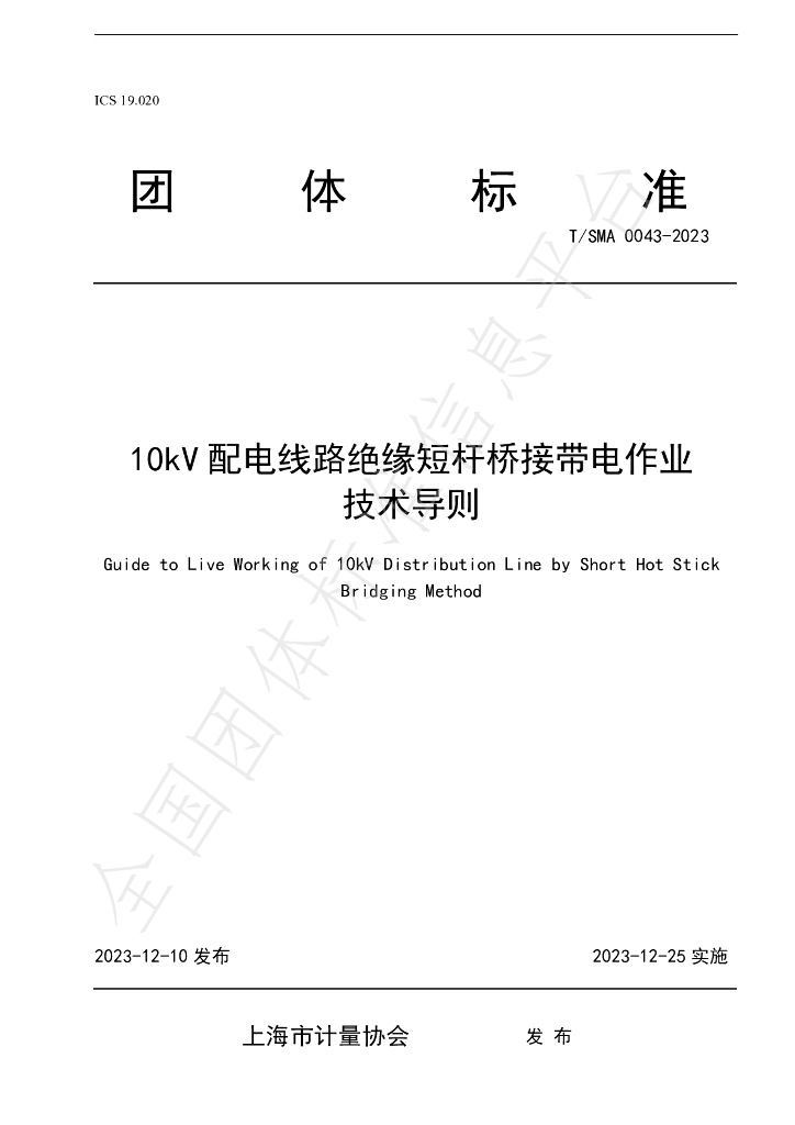 T/SMA 0043-2023 标准预览