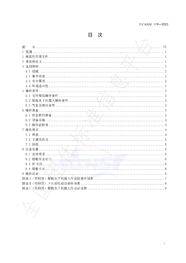 T/CANSI 119-2023 标准预览