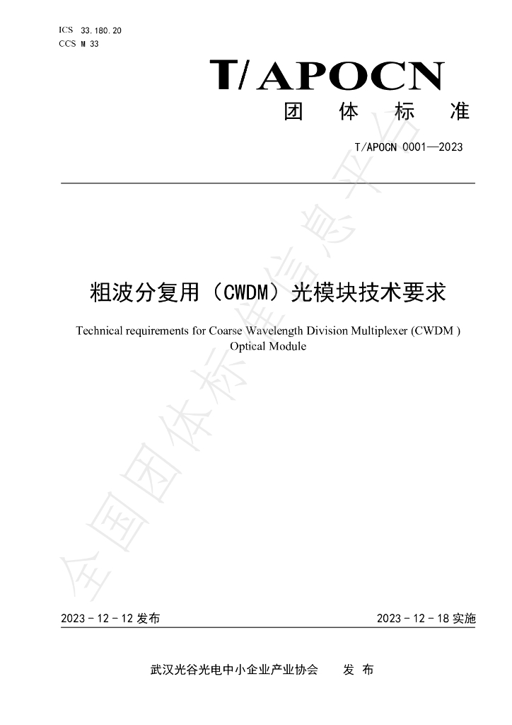 T/APOCN 0001-2023 标准预览
