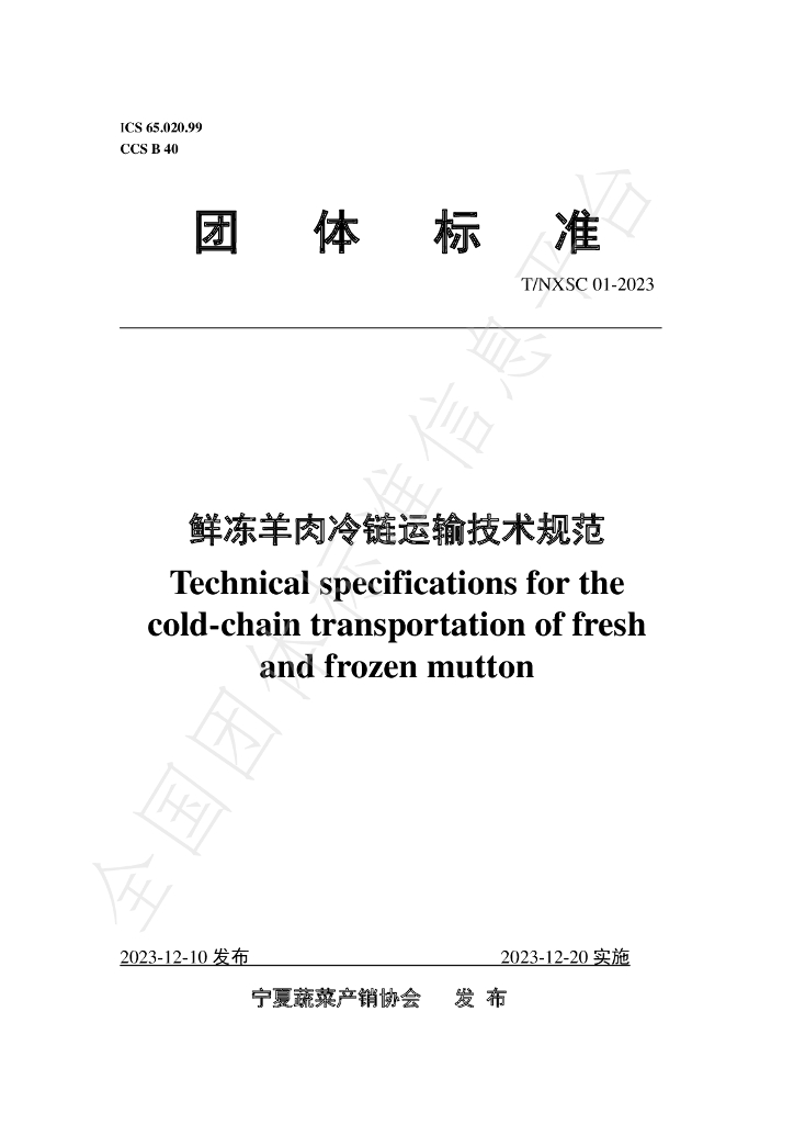T/NXSC 01-2023 标准预览