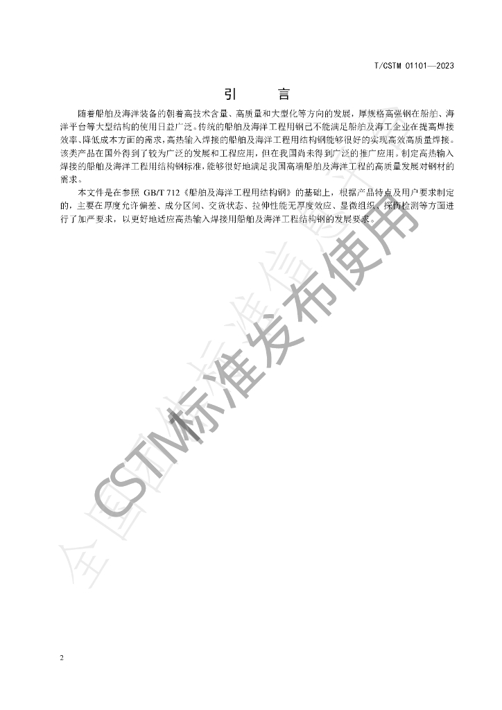 T/CSTM 01101-2023 标准预览
