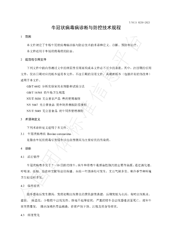 T/NAIA 0258-2023 标准预览