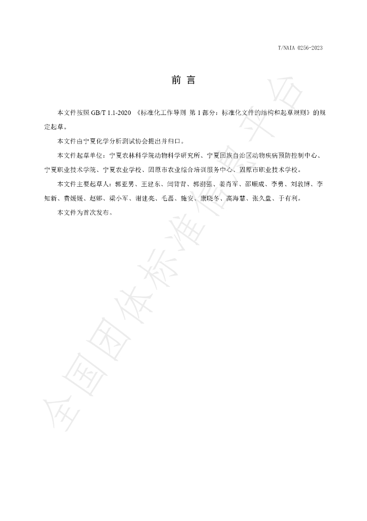 T/NAIA 0256-2023 标准预览