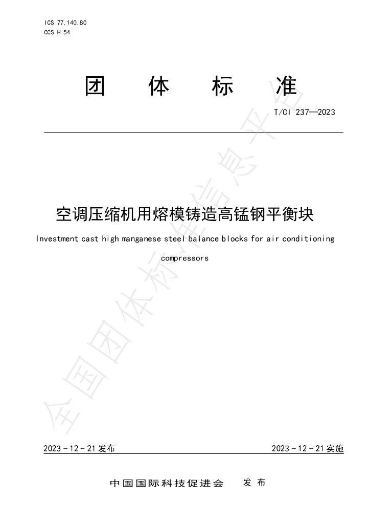 T/CI 237-2023 标准预览