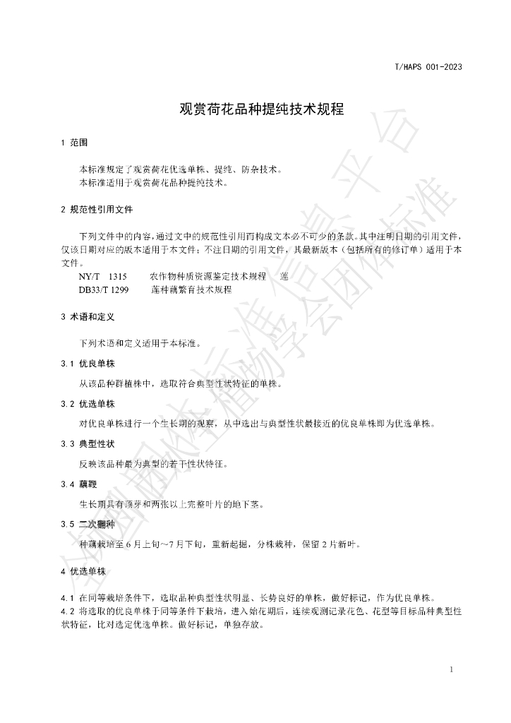 T/HAPS 001-2023 标准预览
