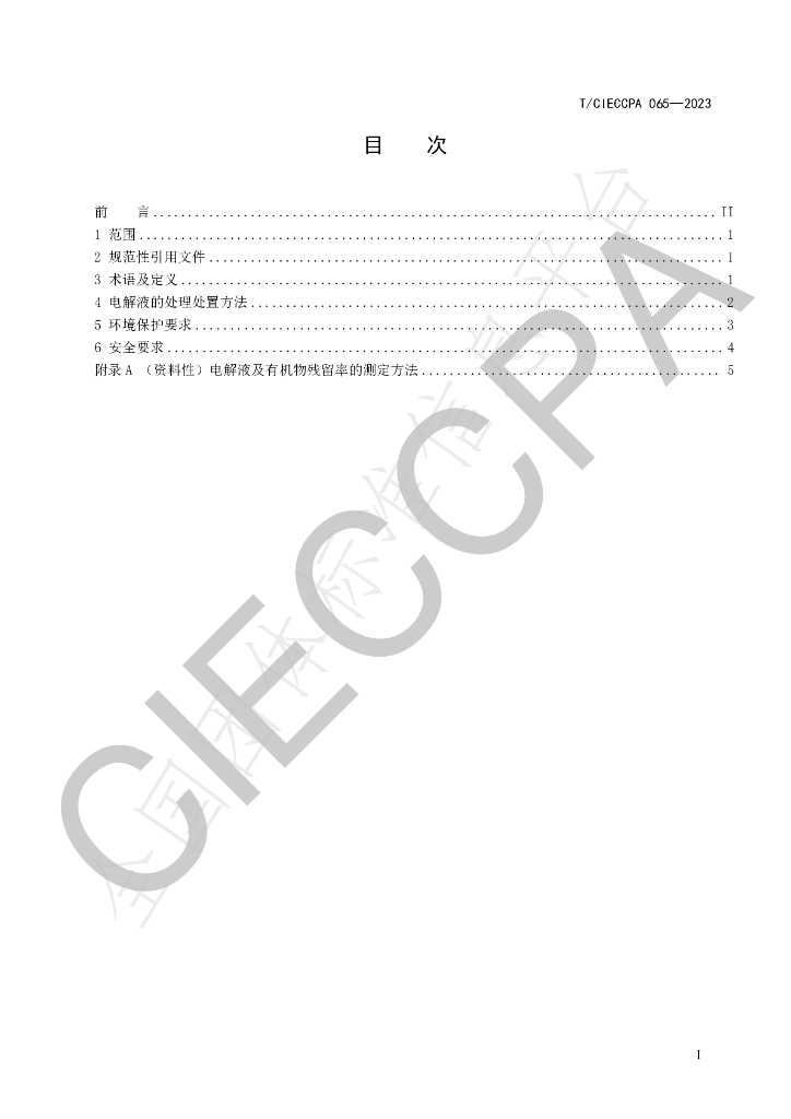 T/CIECCPA 065-2023 标准预览