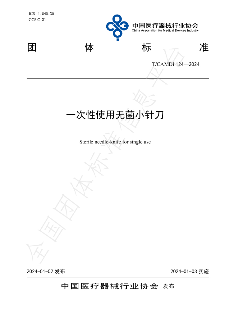 T/CAMDI 124-2024 标准预览