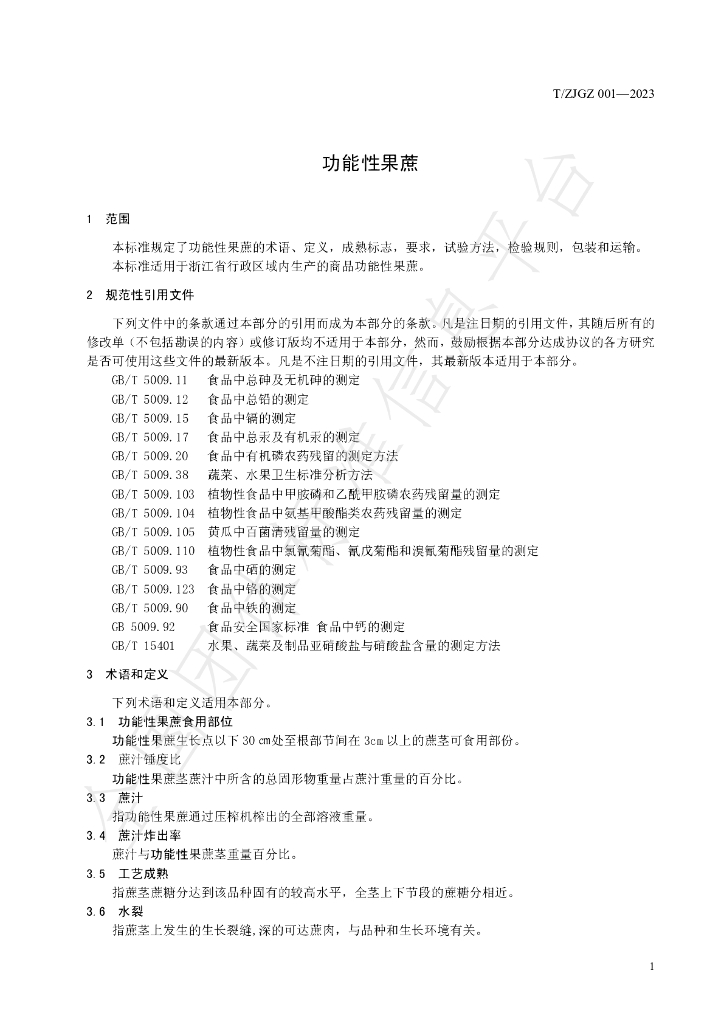 T/ZJGZ 001-2023 标准预览