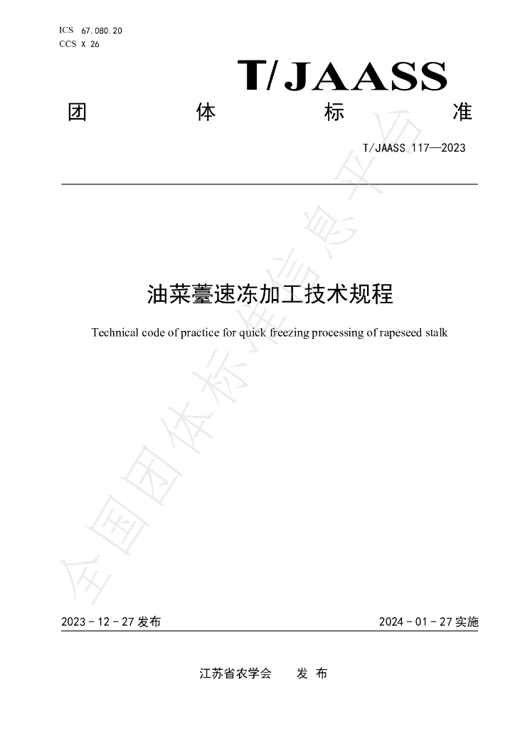 T/JAASS 117-2023 标准预览