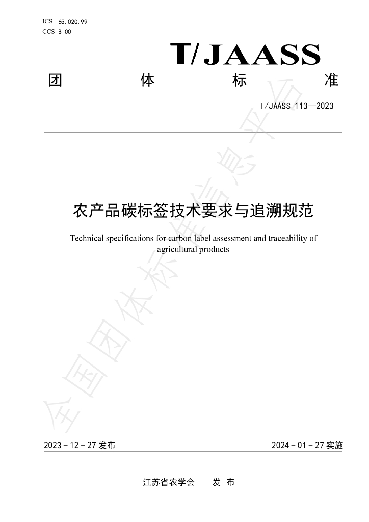 T/JAASS 113-2023 标准预览