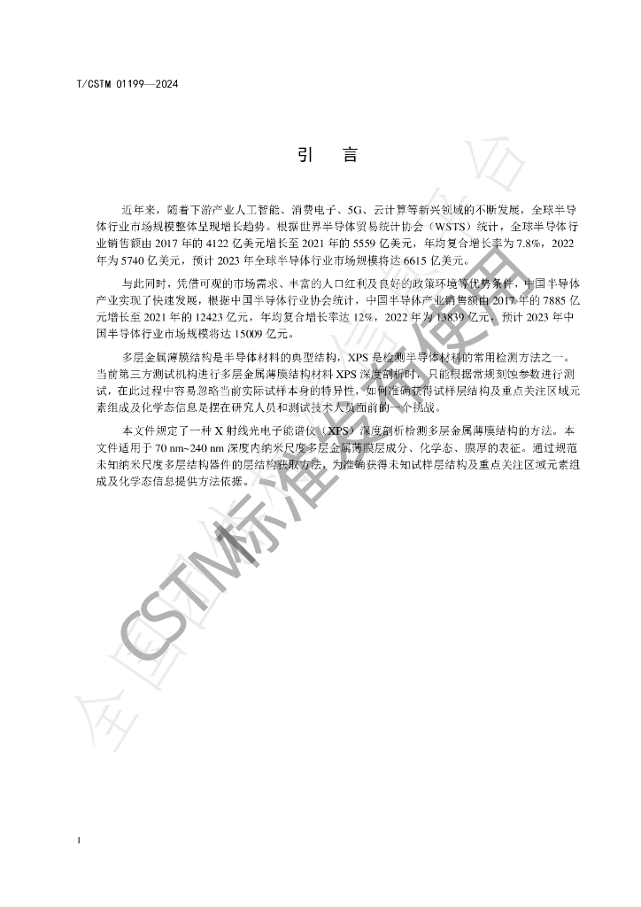 T/CSTM 01199-2024 标准预览