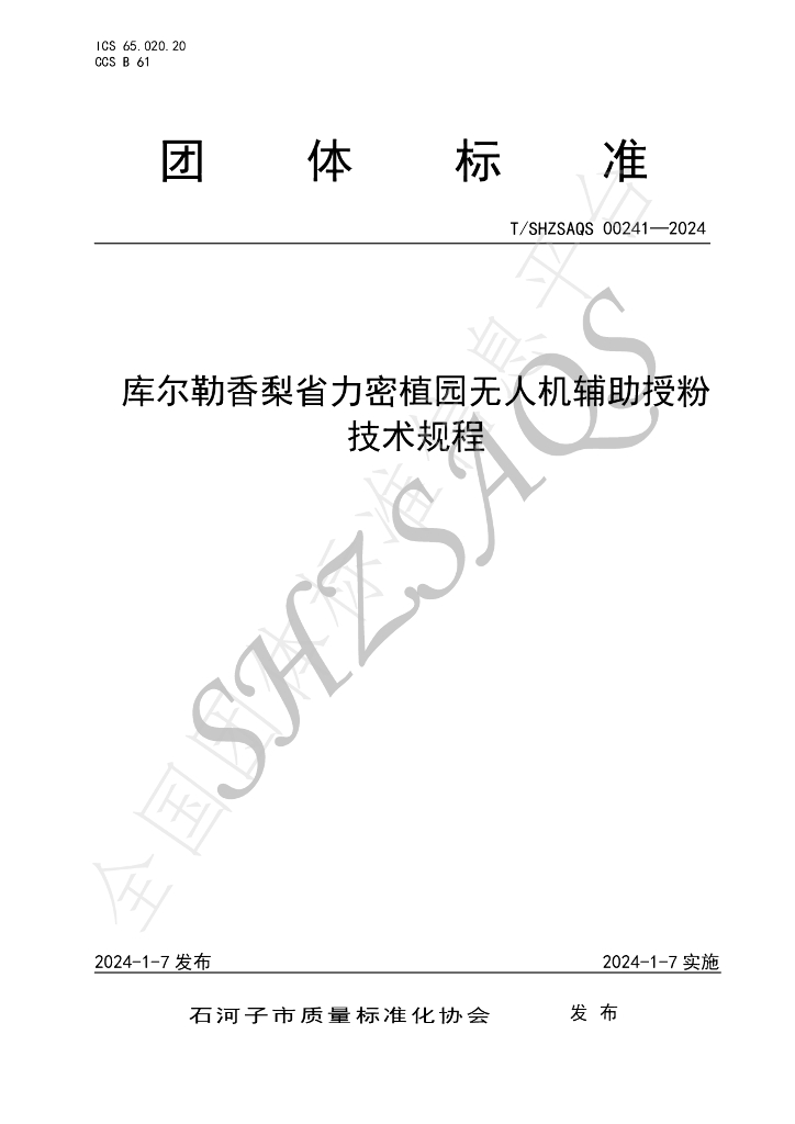 T/SHZSAQS 00241-2024 标准预览