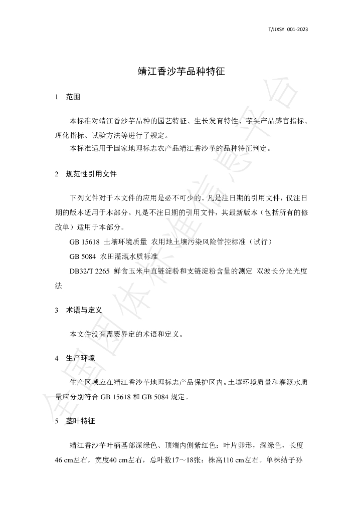 T/JJXSY 001-2023 标准预览