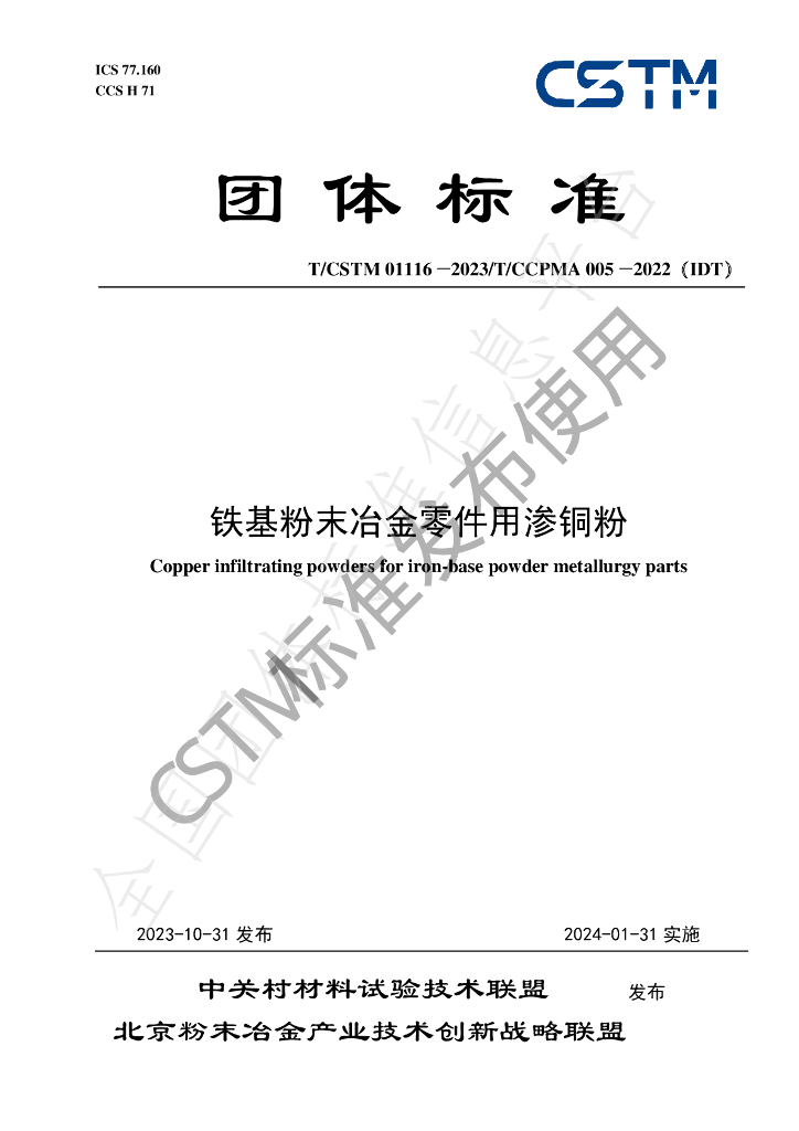 T/CSTM 01116-2023 标准预览