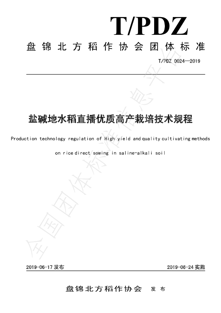 T/PJDZ 0024-2019 标准预览