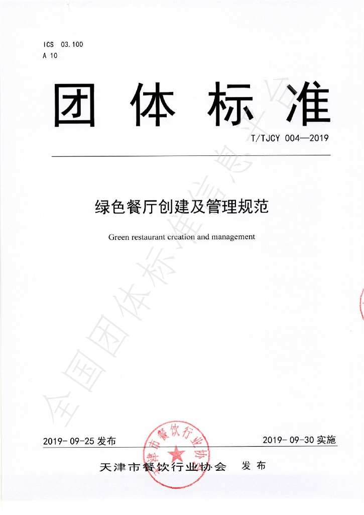 T/TJCY 004-2019 标准预览
