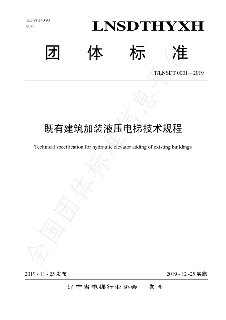T/LNSDT 0001-2019 标准预览