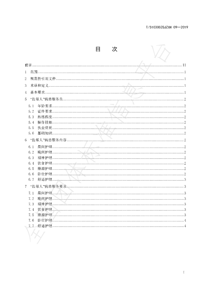 T/510300ZGJZXH 09-2019 标准预览