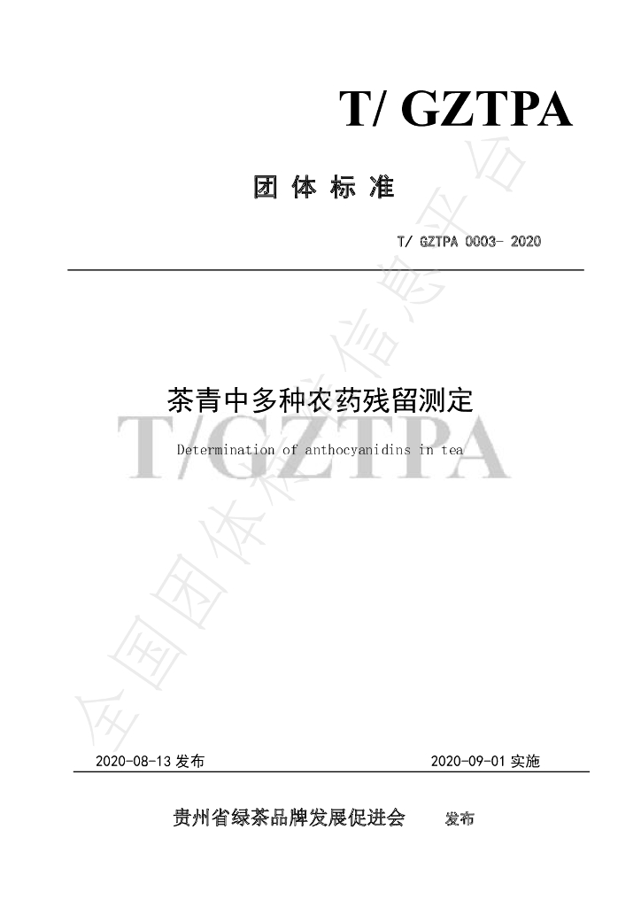 T/GZTPA 0003-2020 标准预览