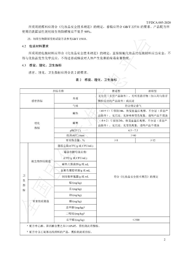 T/FDCA 005-2020 标准预览