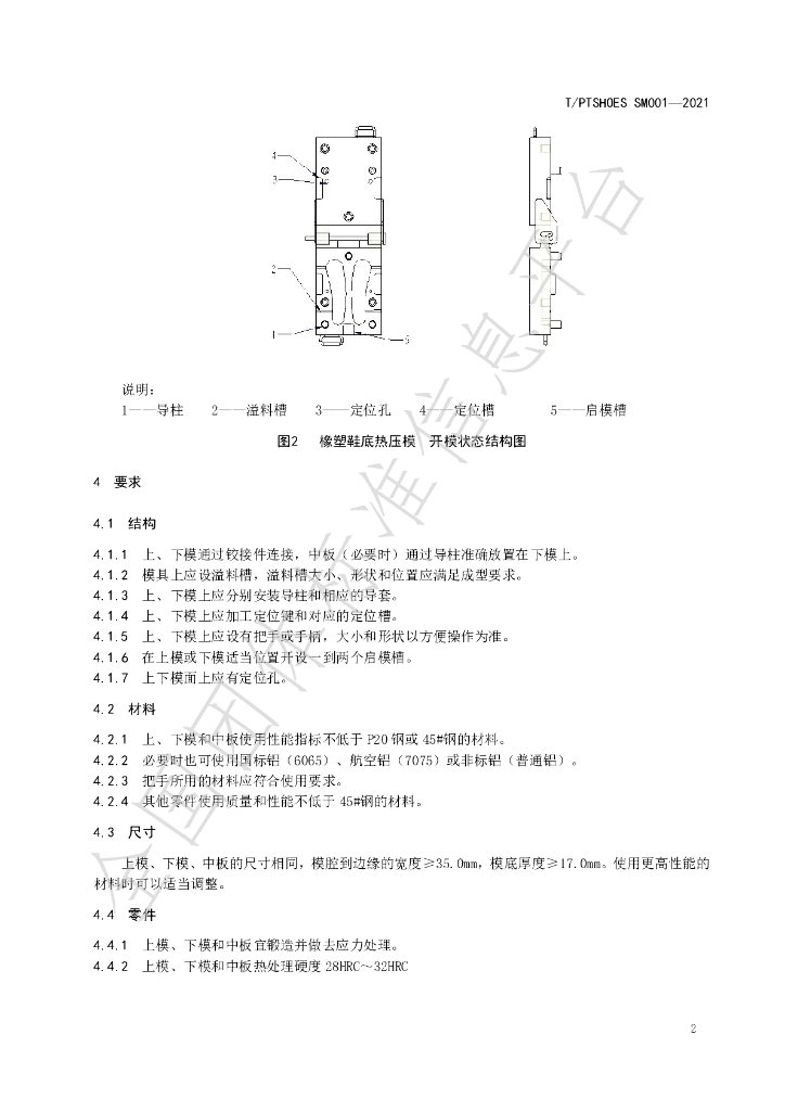 T/PTSHOES SM001-2021 标准预览