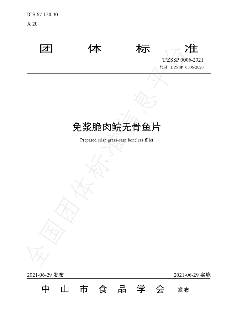T/ZSSP 0006-2021 标准预览