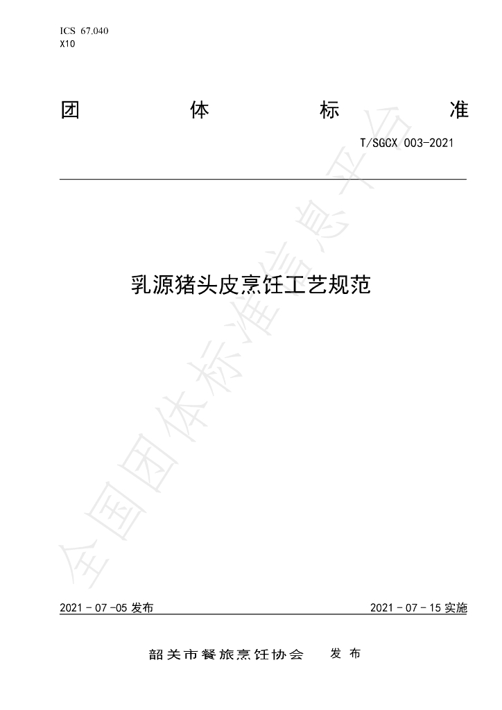 T/SGCX 003-2021 标准预览