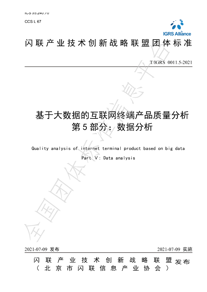 T/IGRS 0011.5-2021 标准预览