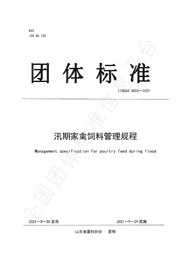 T/SDAA 0026-2021 标准预览