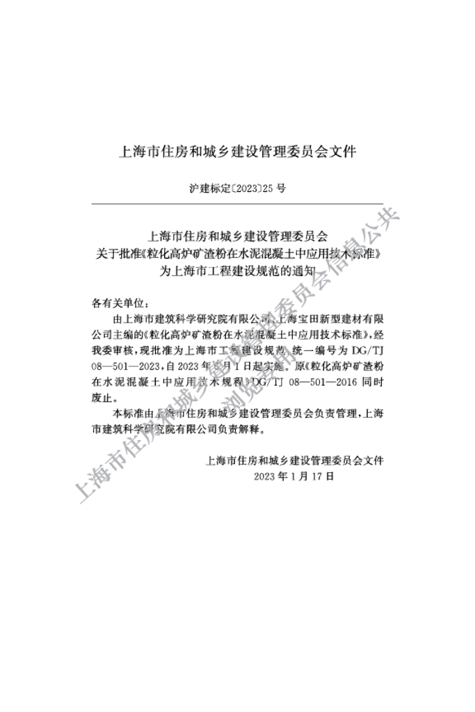 DG/TJ 08-501-2023 标准预览