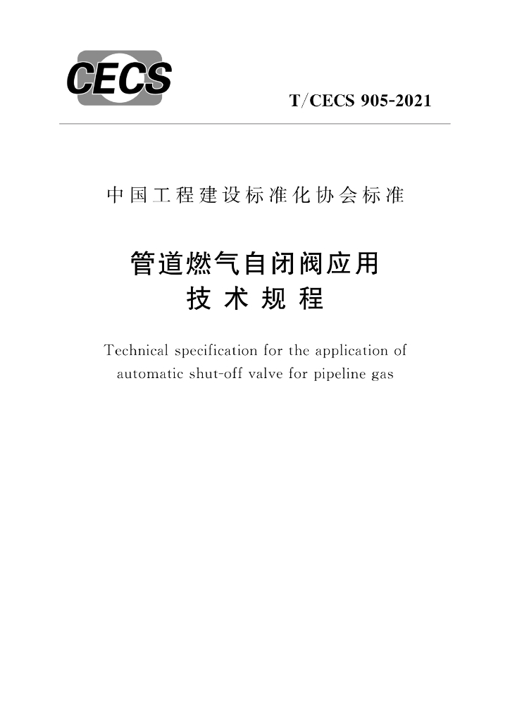 T/CECS 905-2021 标准预览