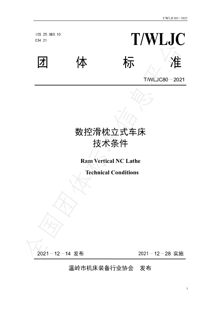 T/WLJC 80-2021 标准预览