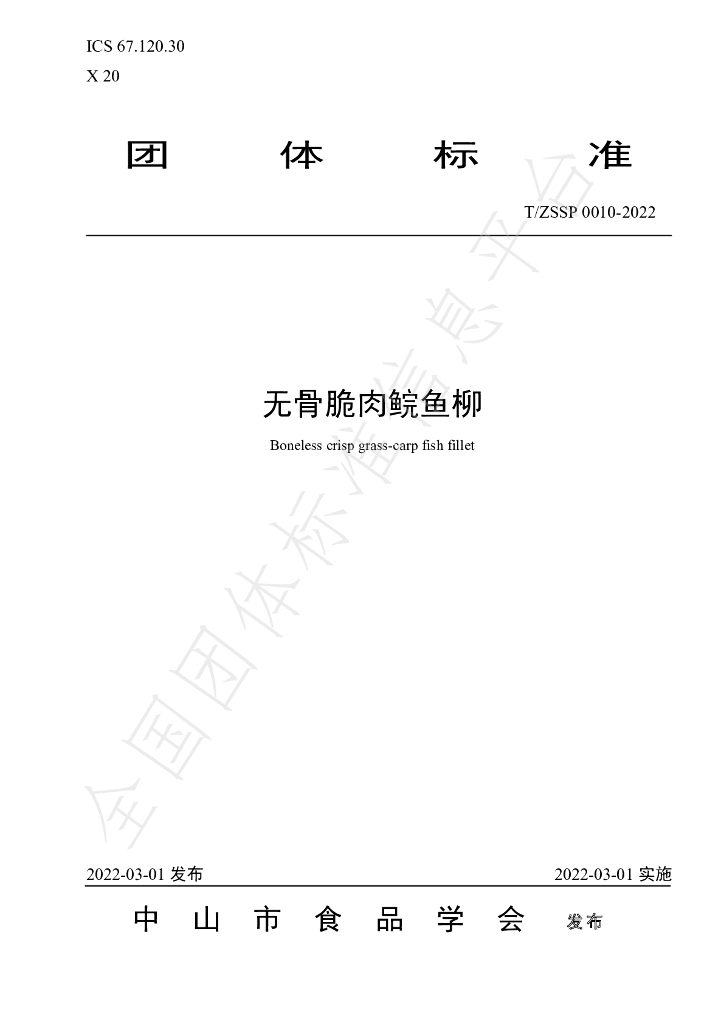 T/ZSSP 0010-2022 标准预览