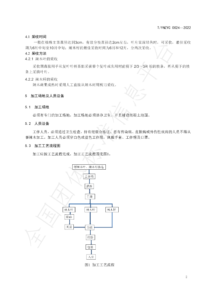 T/YNZYC 0025-2022 标准预览
