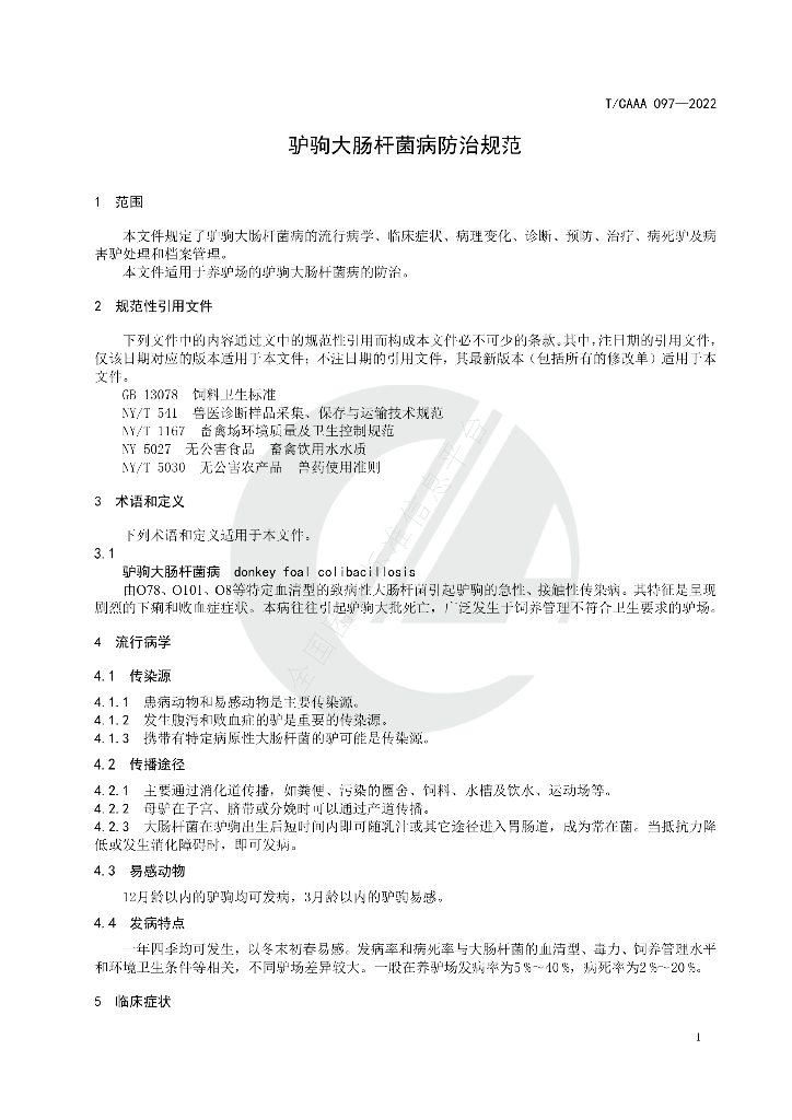 T/CAAA 097-2022 标准预览