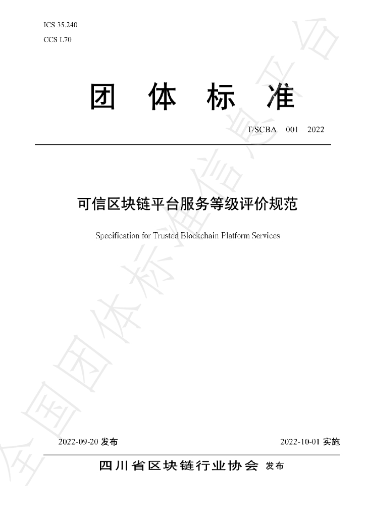 T/SCBA 001-2022 标准预览