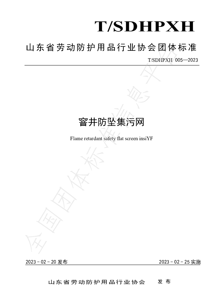 T/SDHPXH 05-2023 标准预览