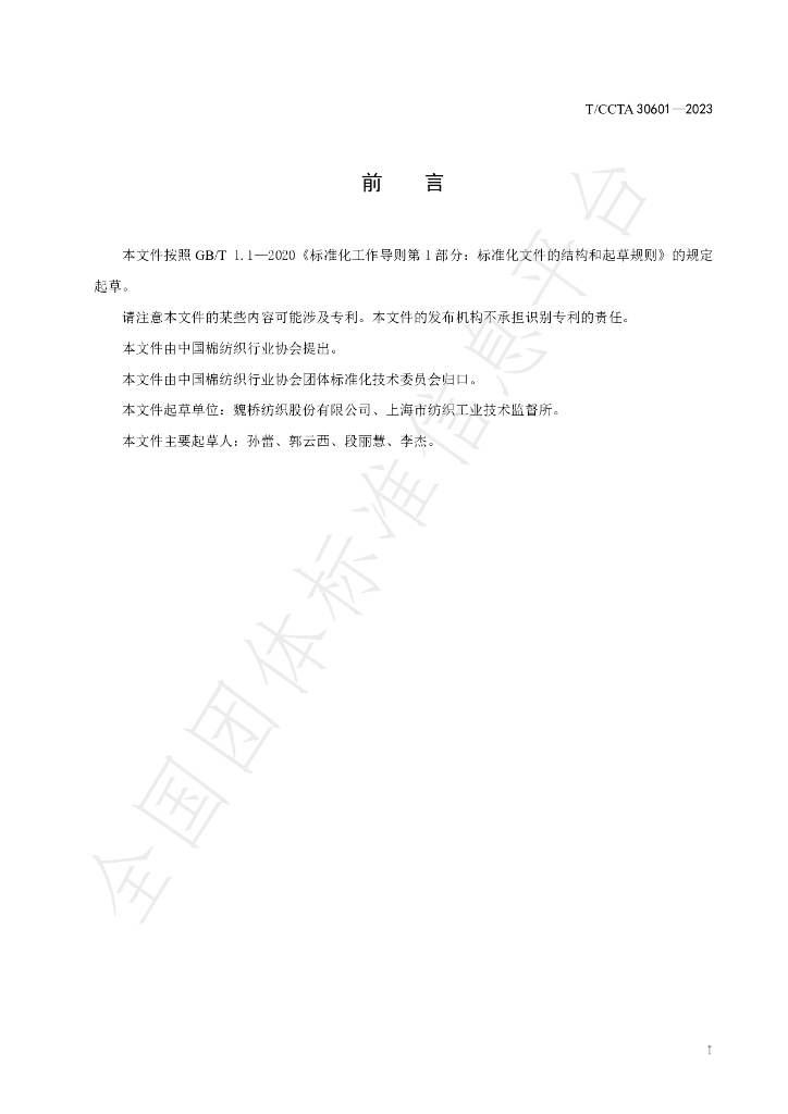 T/CCTA 30601-2023 标准预览