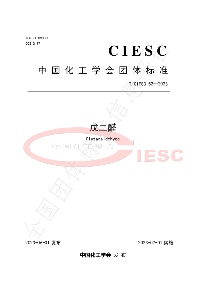 T/CIESC 52-2023 标准预览
