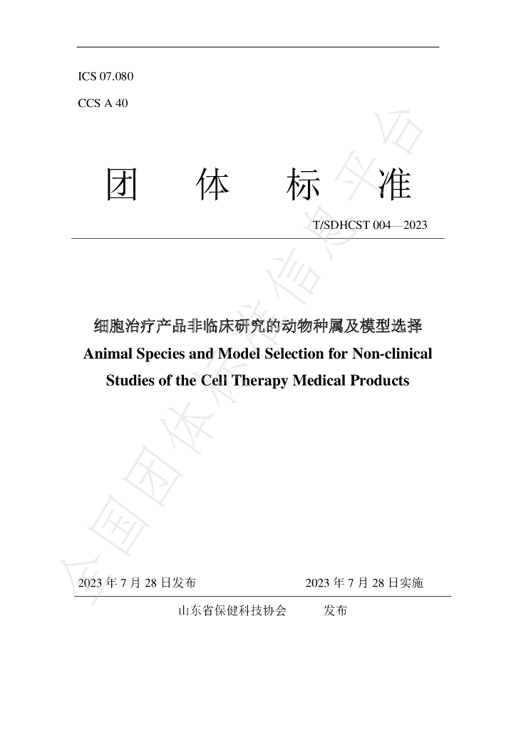 T/SDHCST 004-2023 标准预览