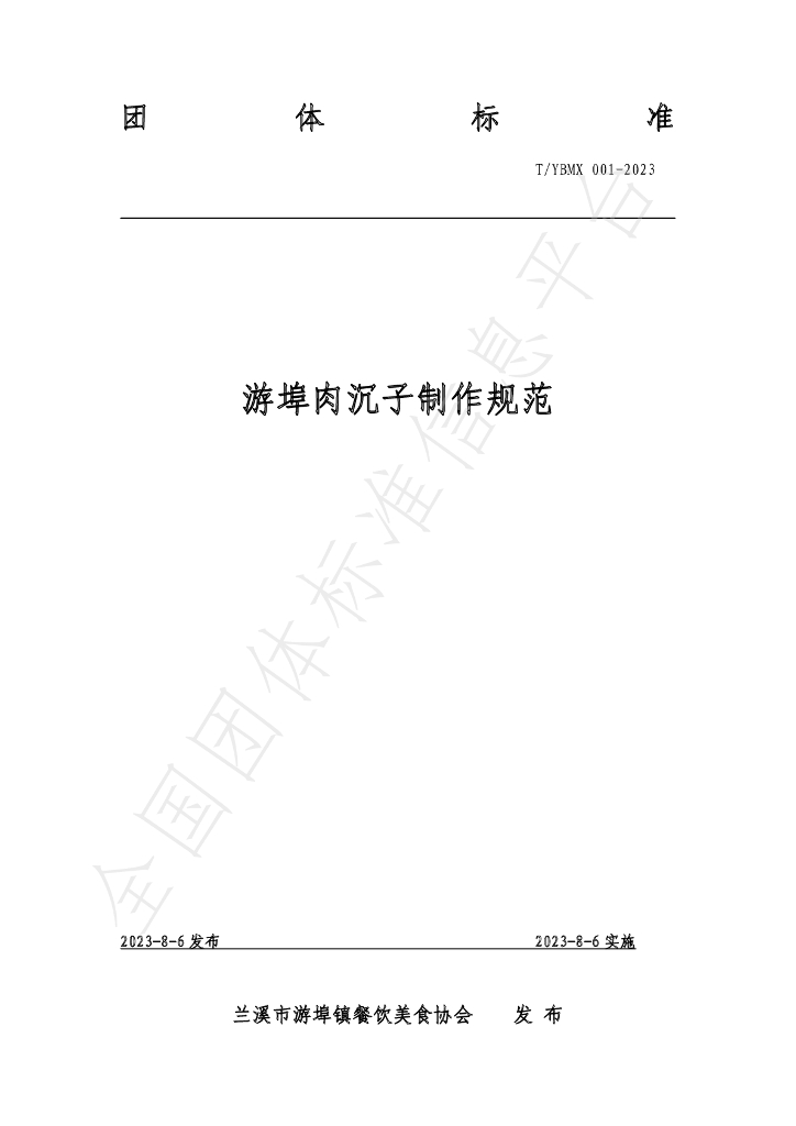 T/YBMX 01-2023 标准预览