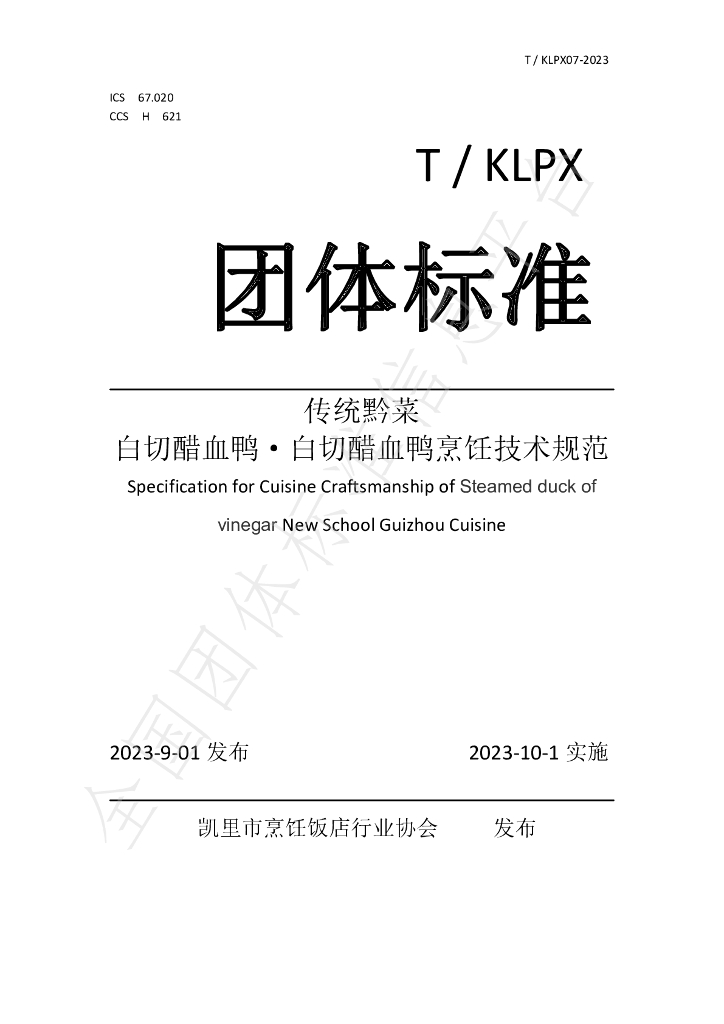 T/KLPX 07-2023 标准预览