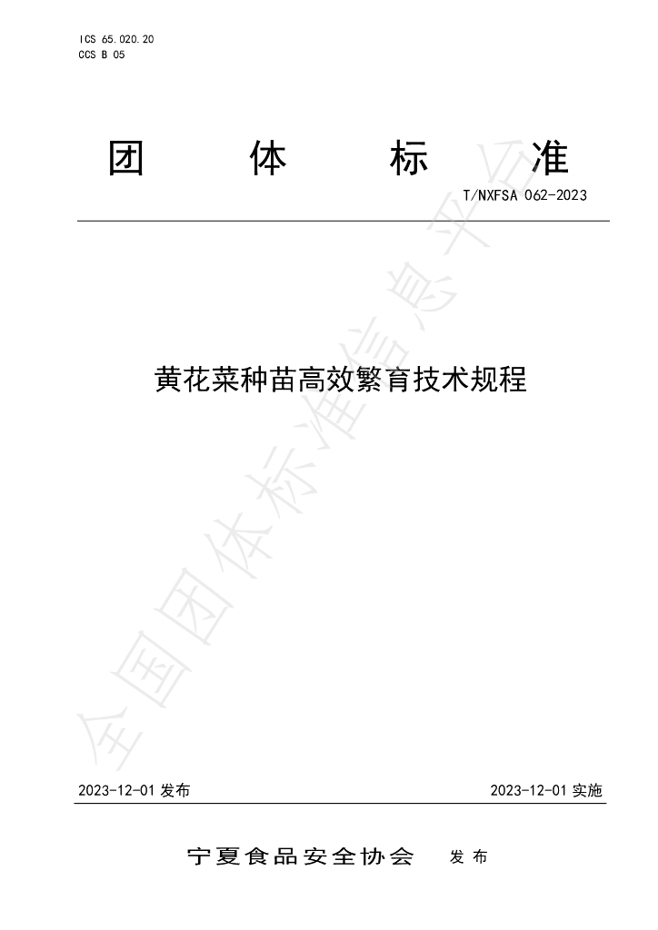T/NXFSA 062-2023 标准预览