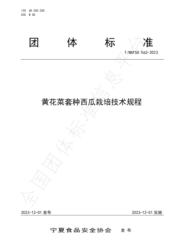 T/NXFSA 063-2023 标准预览