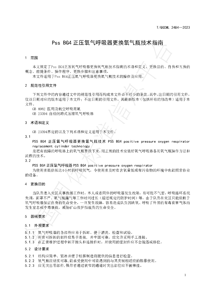 T/QGCML 2484-2023 标准预览