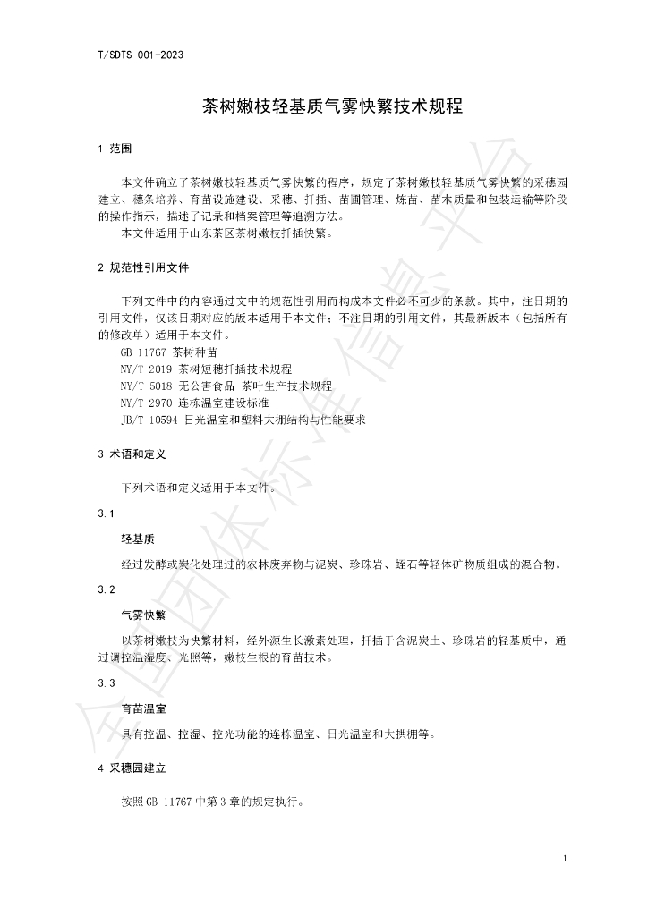 T/SDTS 001-2023 标准预览
