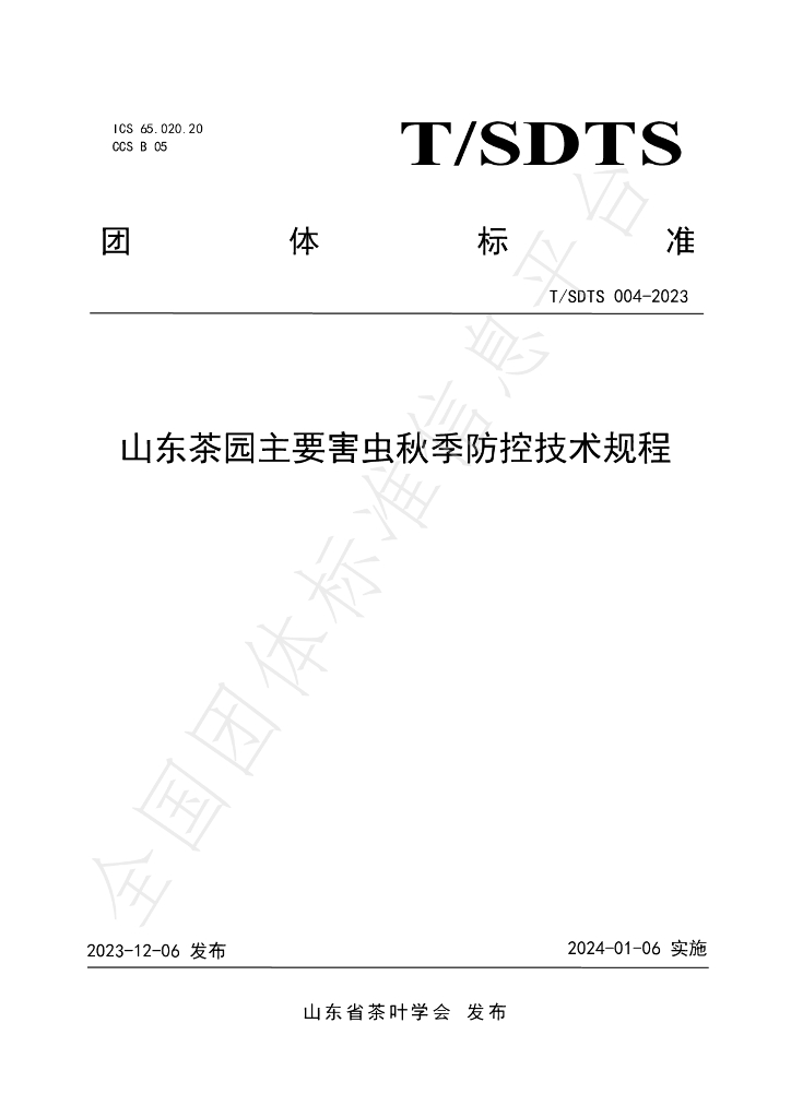 T/SDTS 004-2023 标准预览
